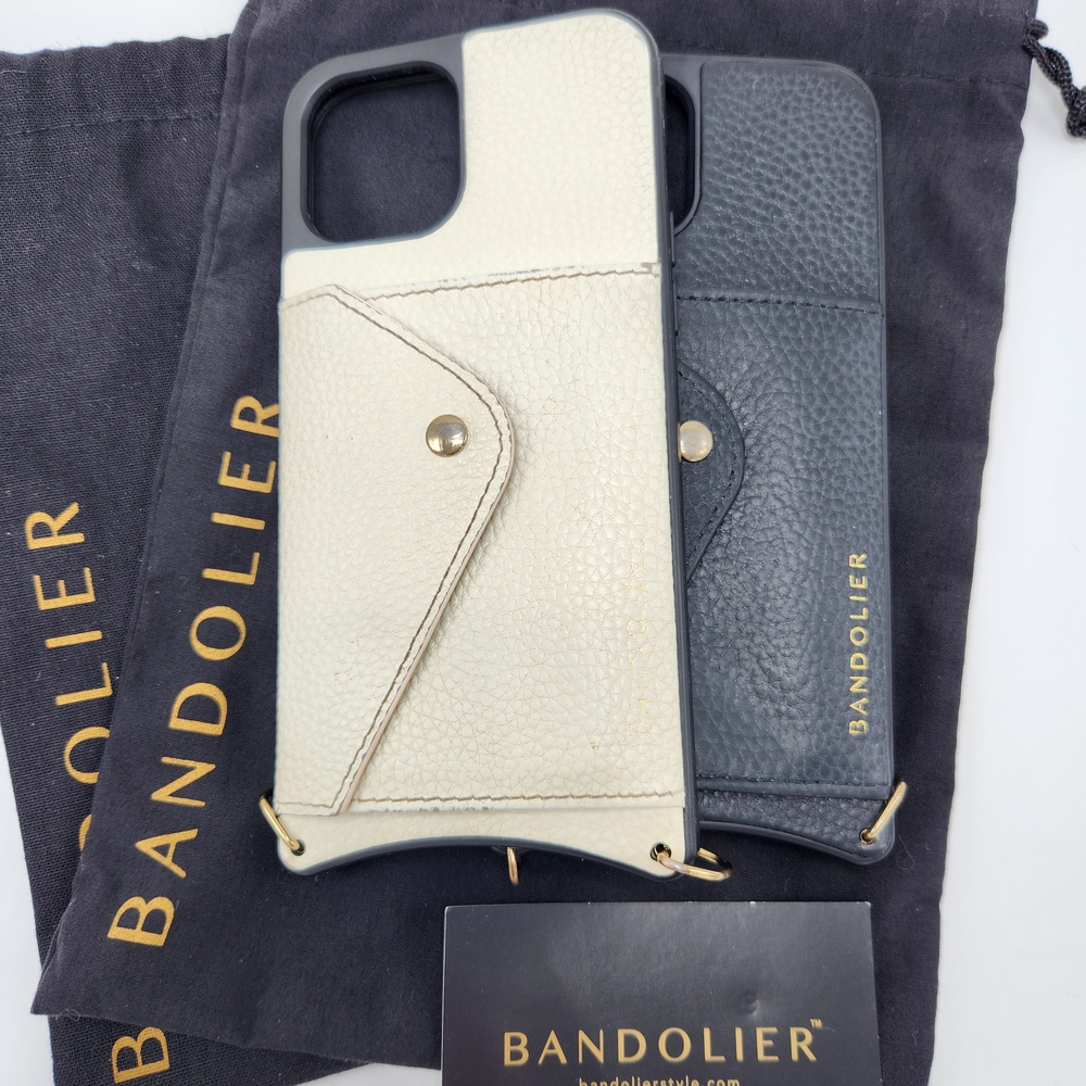 Bandolier Hailey Cream & Black Phone Cases
